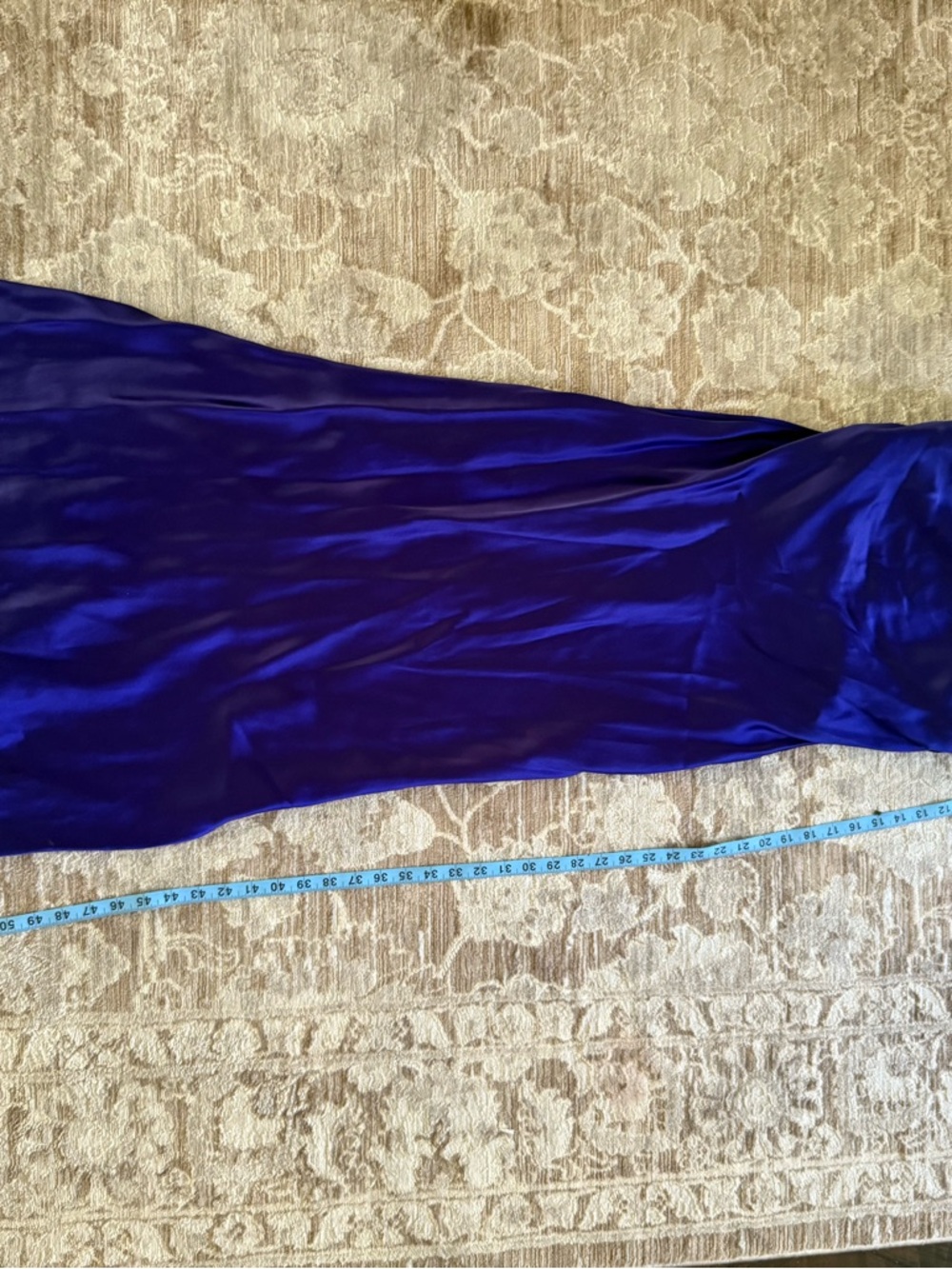 Giorgio Armani Satin Dress in Vibrant Purple